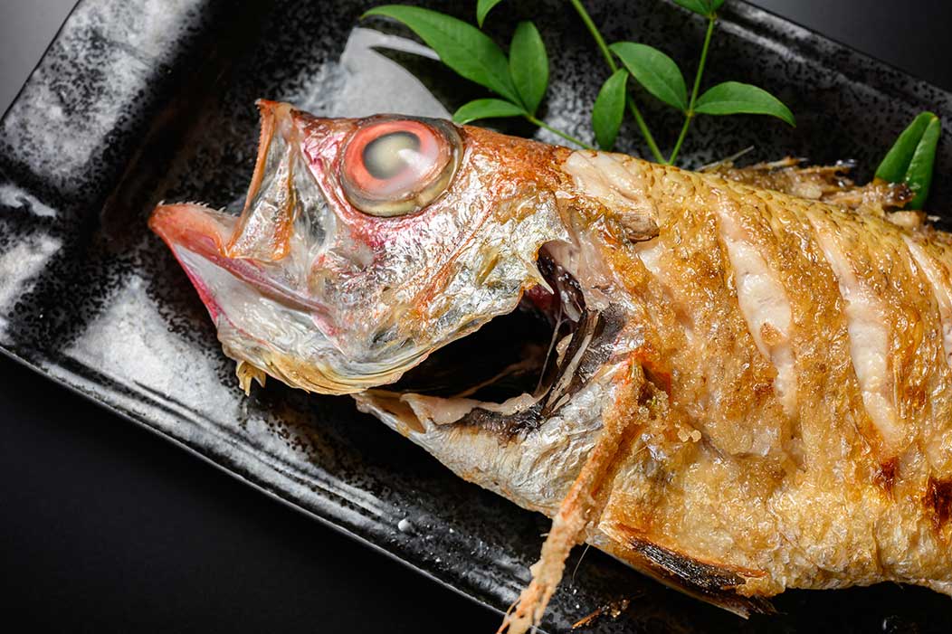 のどぐろ塩焼き