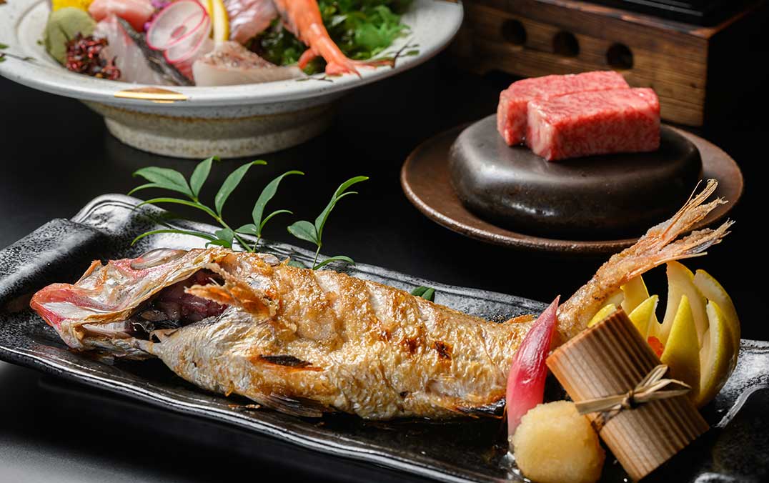 ノドグロの塩焼き